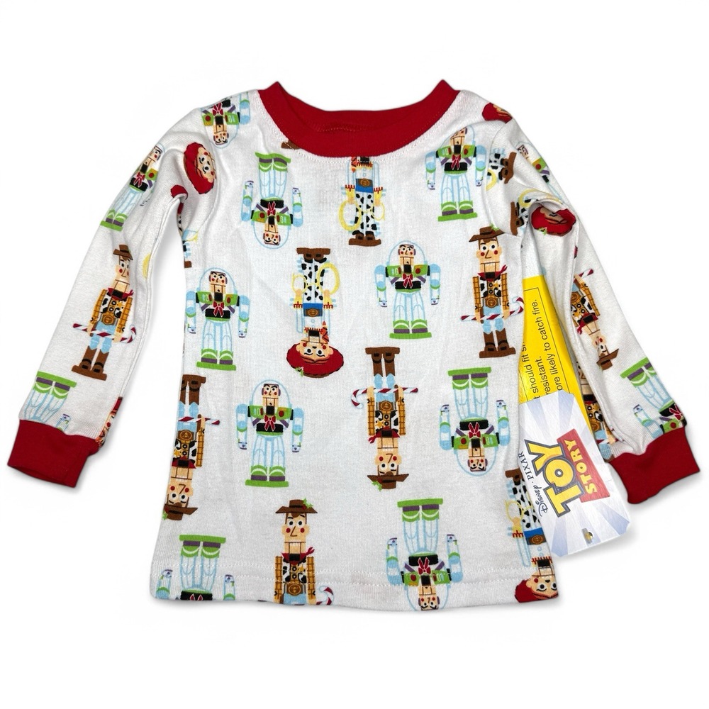 Disney Toy Story Nutcracker Christmas Pajama Top Woody Buzz Jessie 12M TS099DLLW
